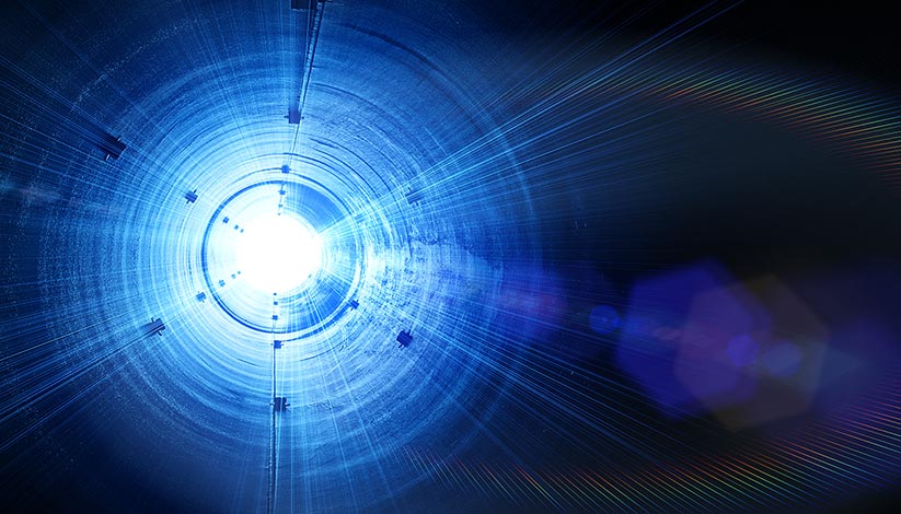 A bright light at the end of a dark tunnel